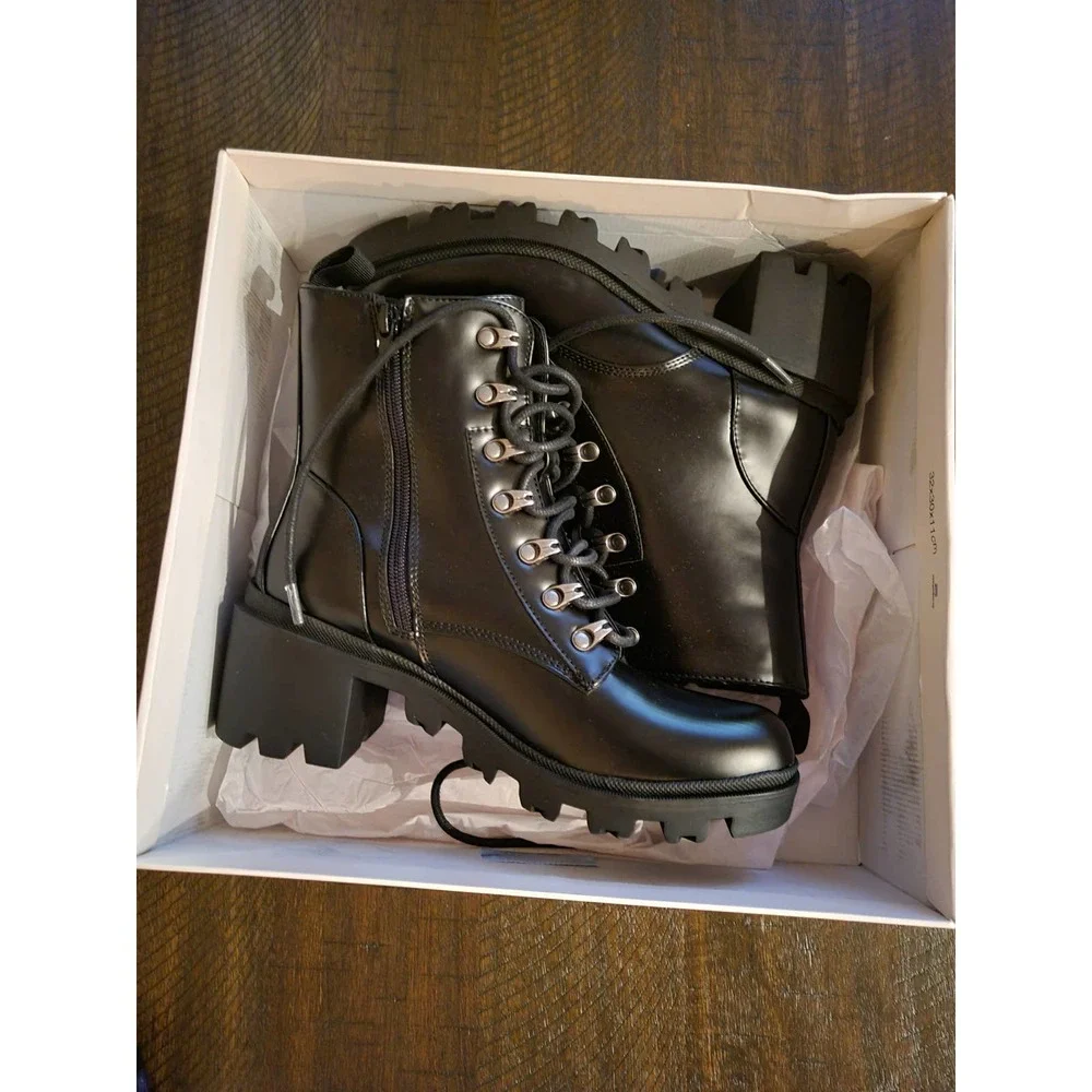 Letty Lace-Up Combat Boot - Picture 4 of 7